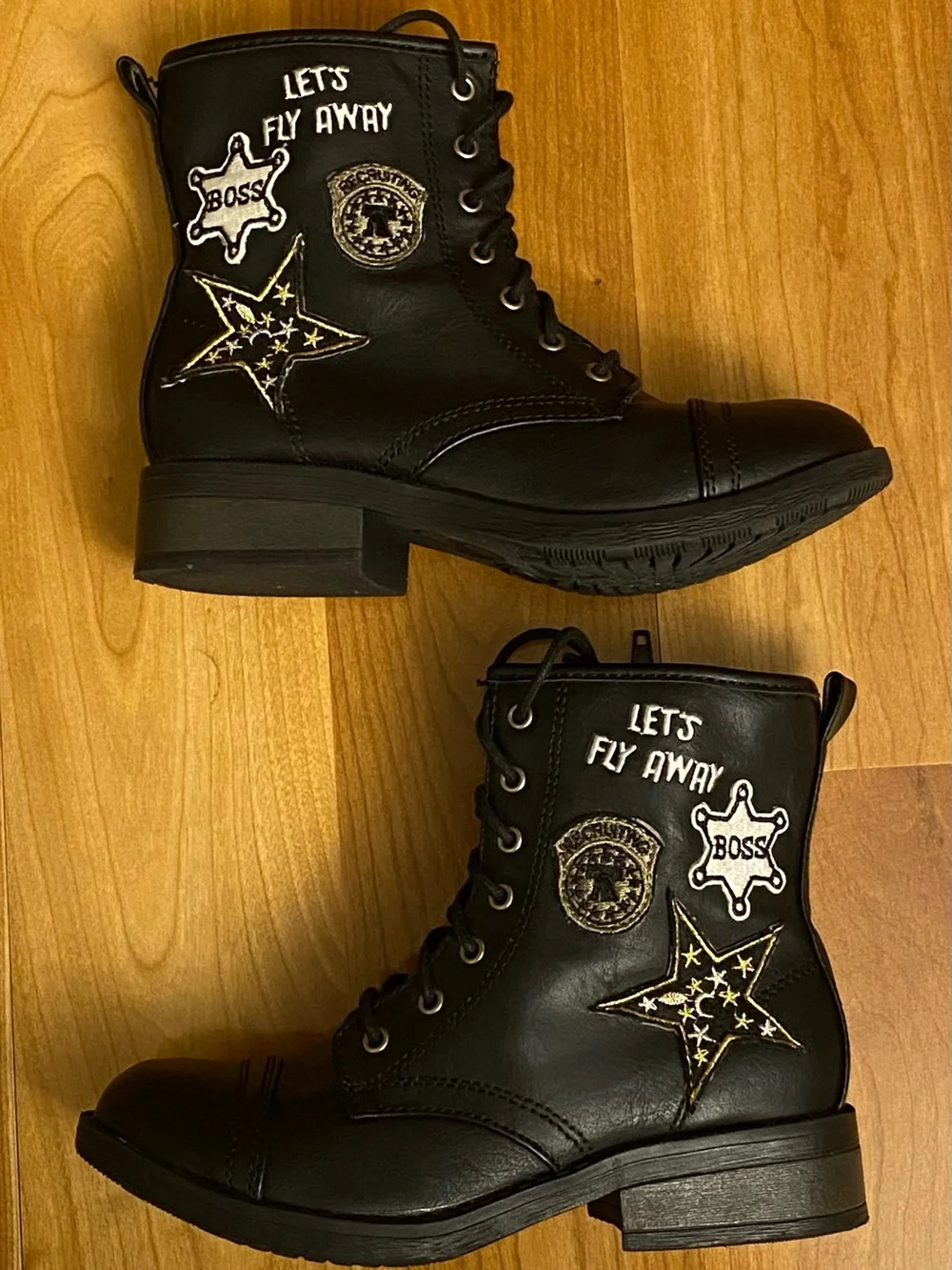 Madden Girl Combat Boots